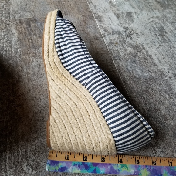 Splendid Wedge Heels Espadrilles Striped Size 10 - Picture 7 of 8